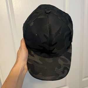 Black Camo Hat